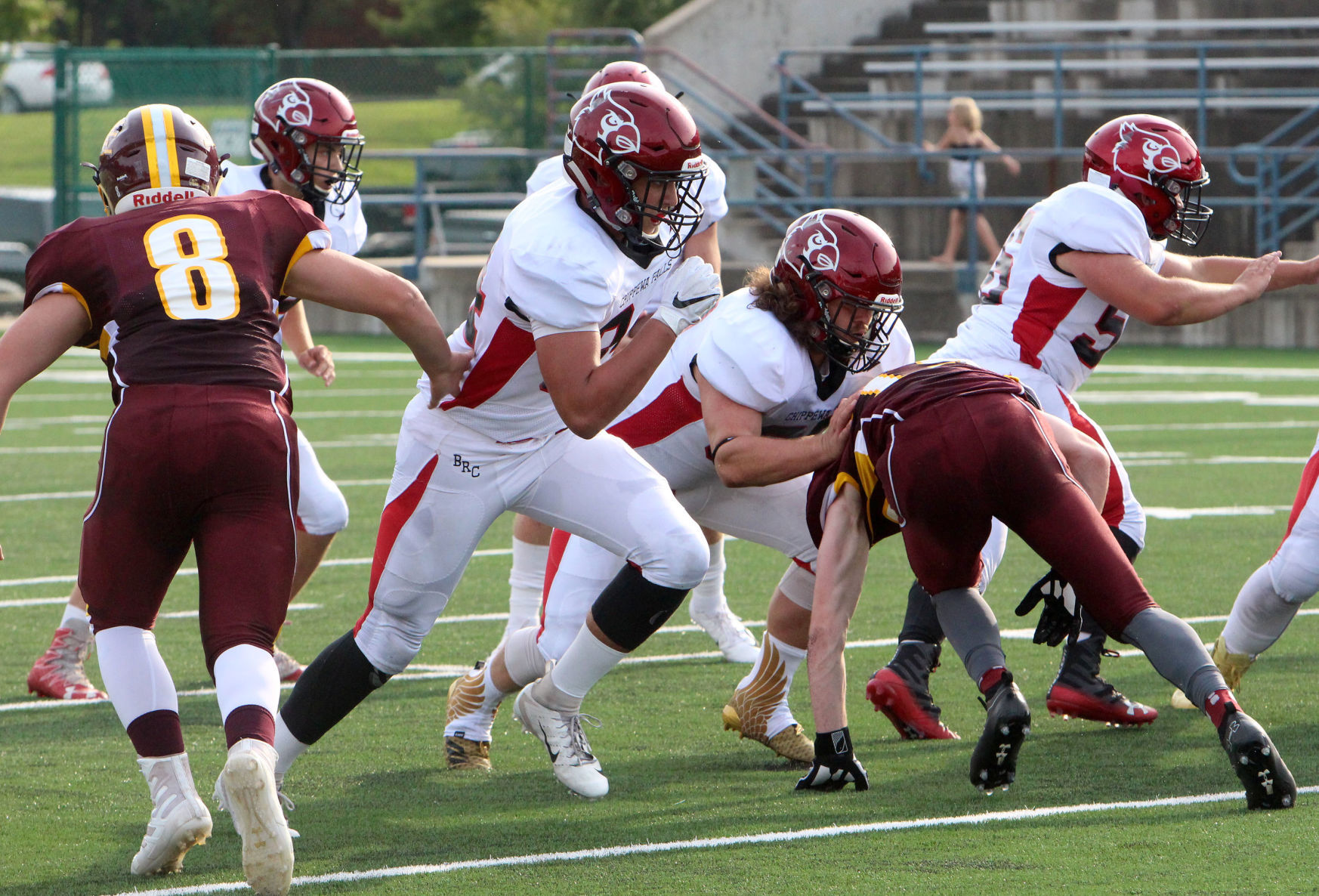 Chi-Hi football at Menomonie 8-31-18